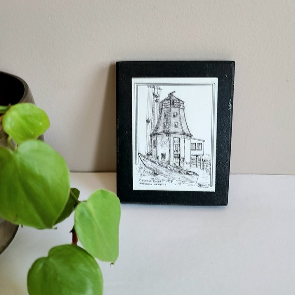 Small painting on board. Signed by artist. - Picture 1 of 3